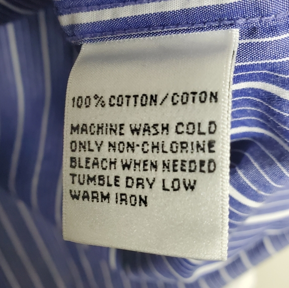 Talbots Striped Button Down - Picture 5 of 5